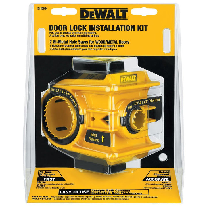 Dewalt D180004 Bi-Metall Türschloss Montage-Set