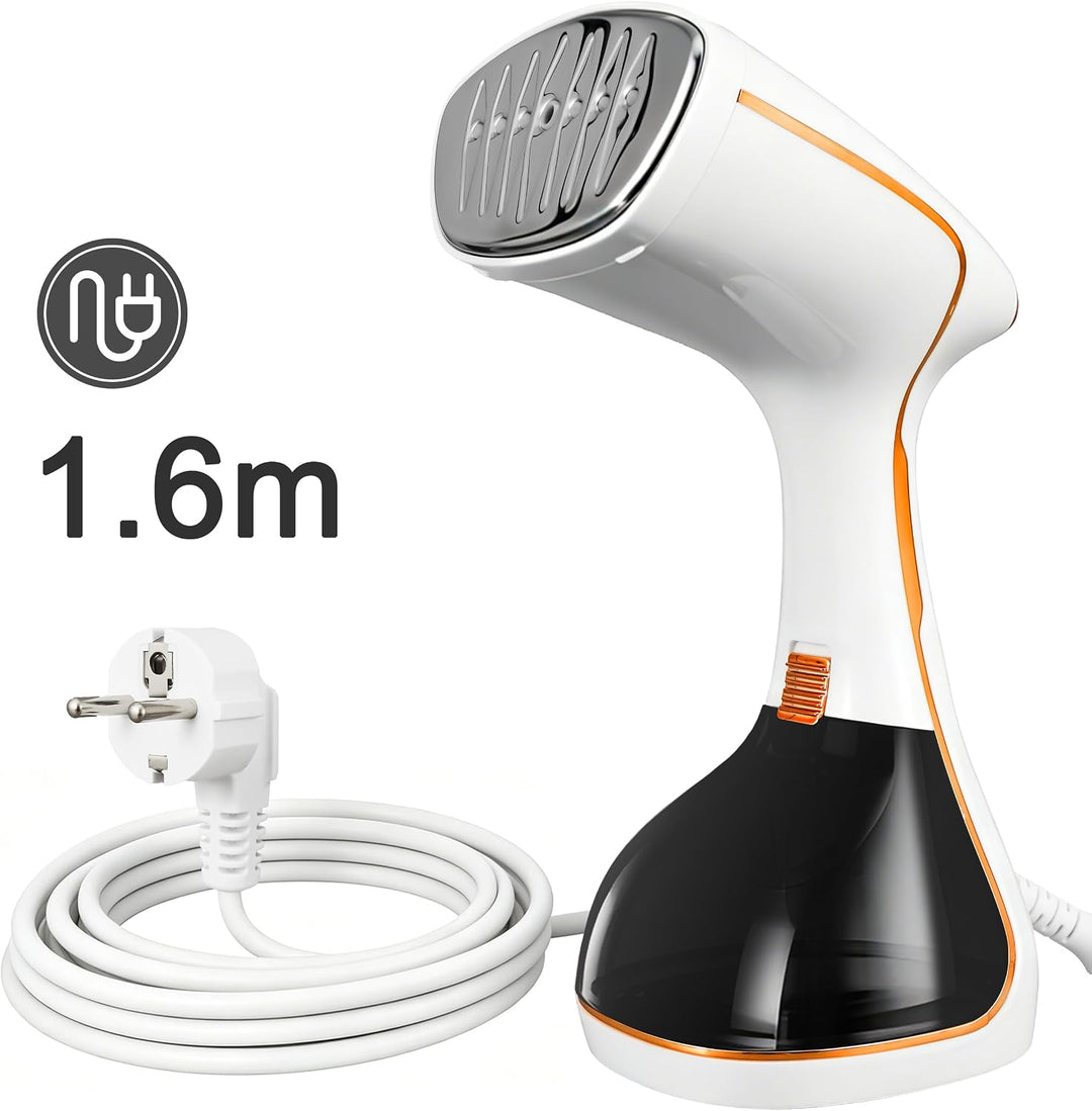 Tragbarer Dampfglätter, 1650 W, 360 ml Wassertank, Konstante Dampfleistung 25-28 g/min, Kompakt und
