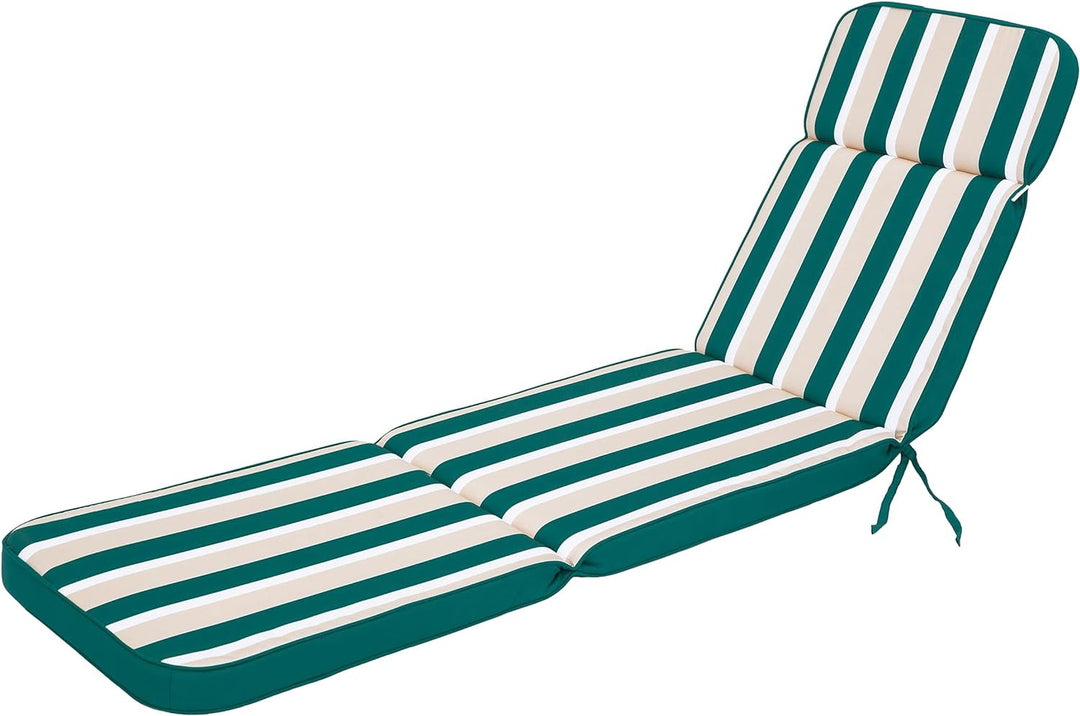 HOBBYGARDEN Auflagen für Strandkörbe, Polsterauflage für Sonnenliege, Kissen für Liegestuhl, Gartenl