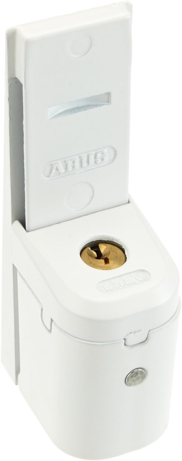 ABUS Hebetür-Sicherung BS84 W weiss AL0125 gleichschliessend 31715, Weiss AL0125