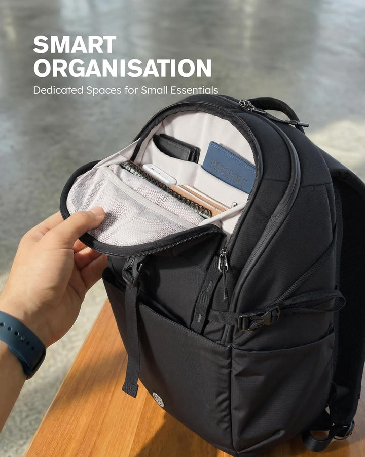 Tolaccea Reiserucksack Handgepäck Flugzeug 30L - Business Rucksack mit 15,6 Zoll Laptopfach, Arbeits