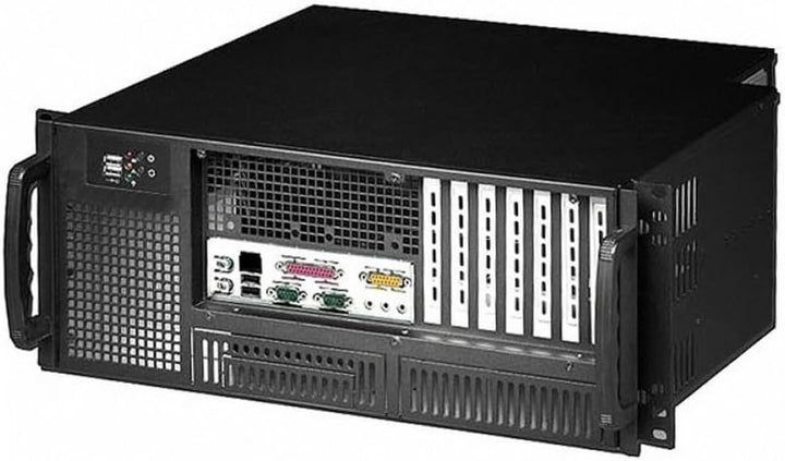 Industrial Chassis 19" Pc ATX 4U 4U Ultra Compatto Schwarz, 4U Ultra Compatto Schwarz