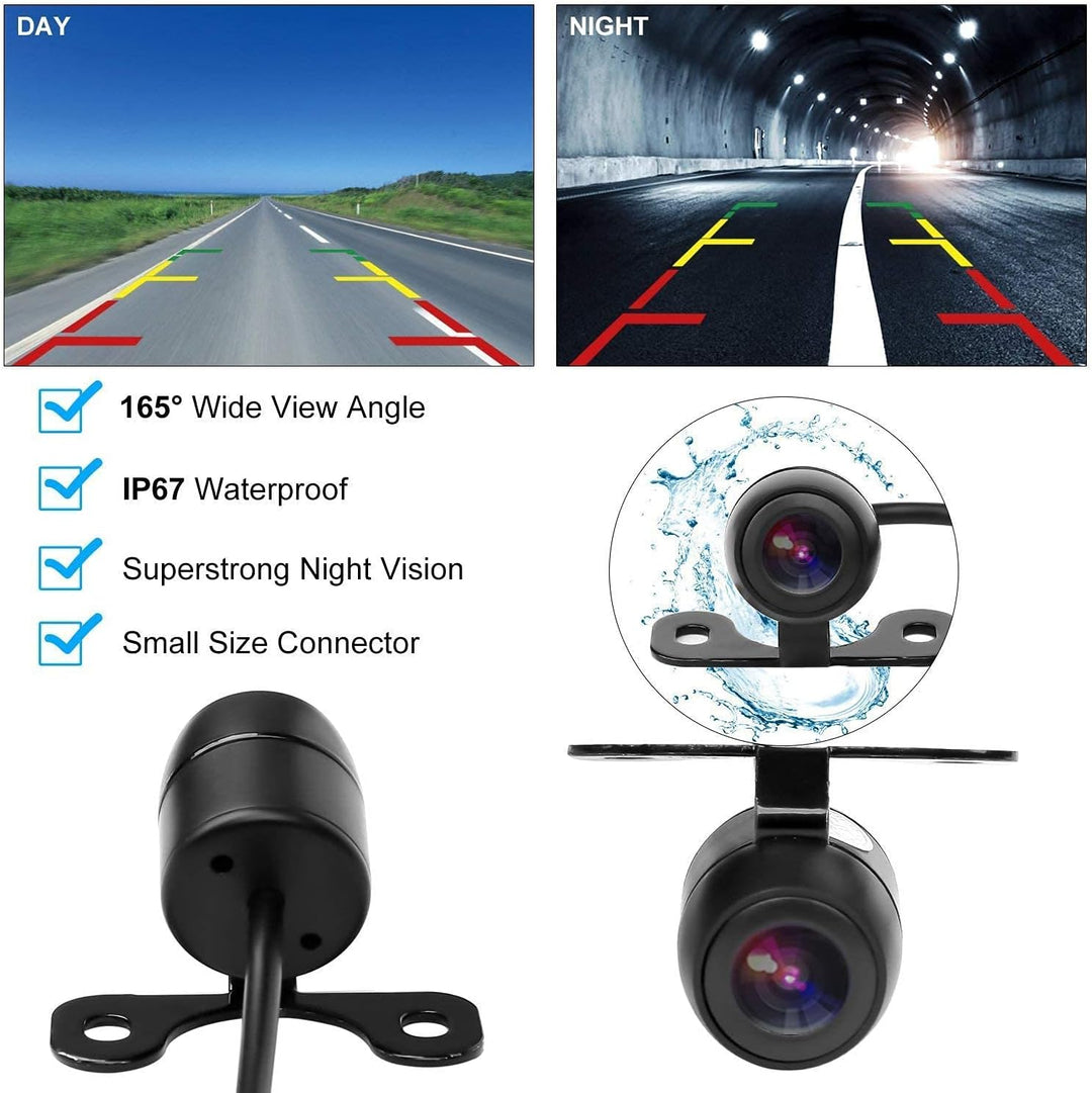 OBEST Auto Rückfahrkamera mit 4,3 Zoll Monitor Set, IP67 wasserdichte Parkkamera Einparkhilfe System