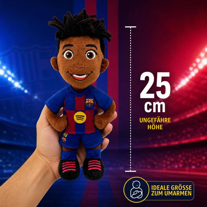 Grupo Moya - Plüschfigur Lamine Yamal FC Barcelona 25 cm – Barca-Plüschfigur Trikotnummer 10, Barça-