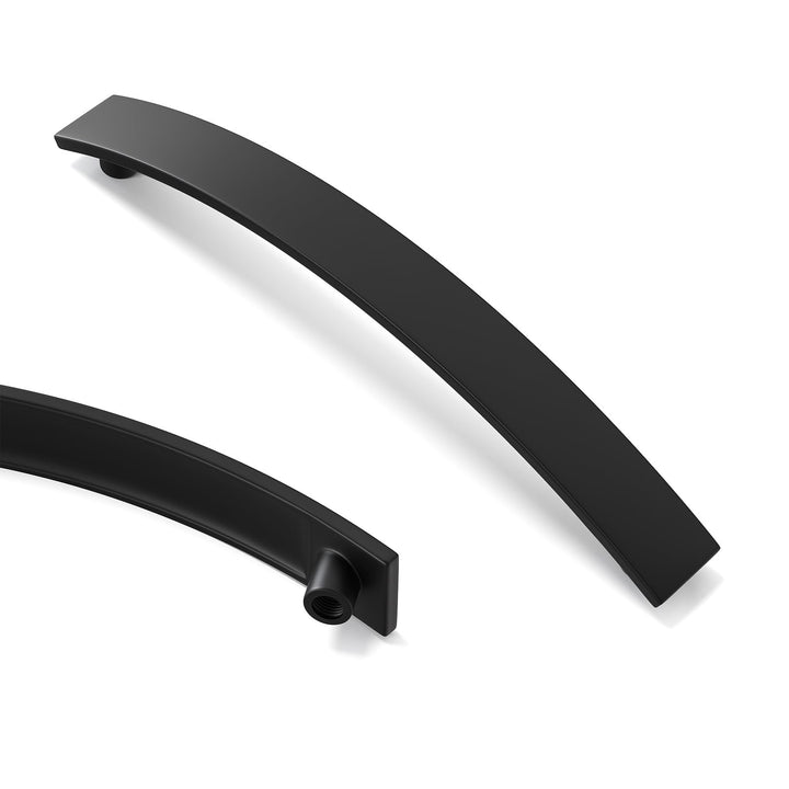 goldenwarm 5 Stück Griffe für Küchenschränke 128mm lochabstand Schrankgriffe Schwarz Möbelgriffe Küc