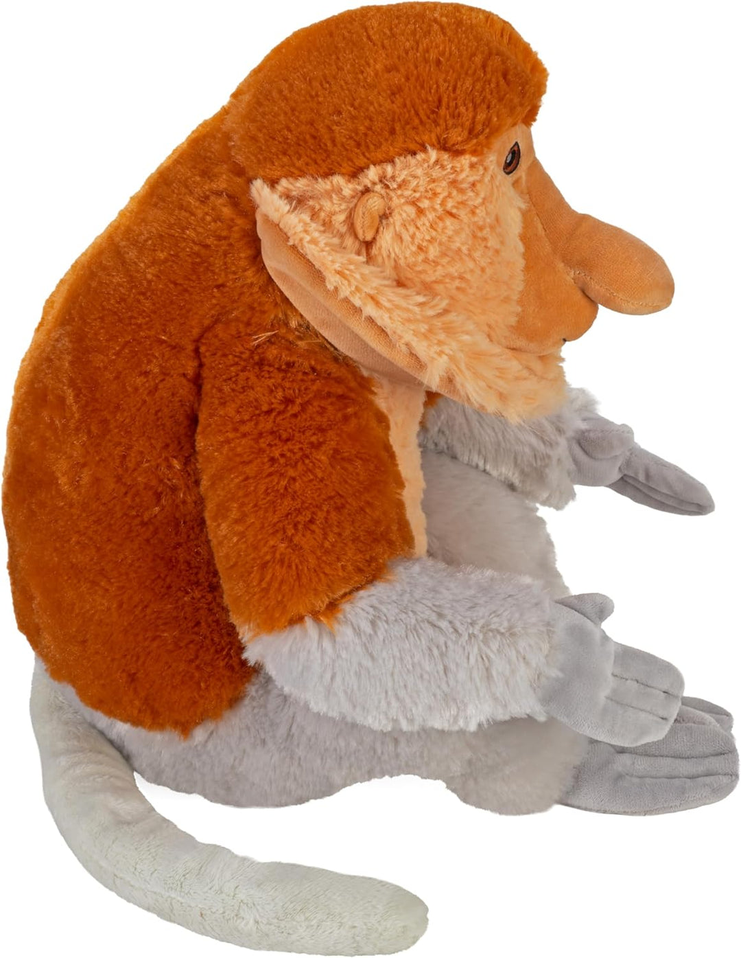 Wild Republic Cuddlekins Eco Nasenaffe, Stofftier, 30 cm, Plüschtier, Füllung aus recycelten Wasserf