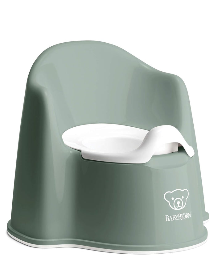 BabyBjörn Topfstuhl, Graugrün/Weiss, Graugrün/Weiss