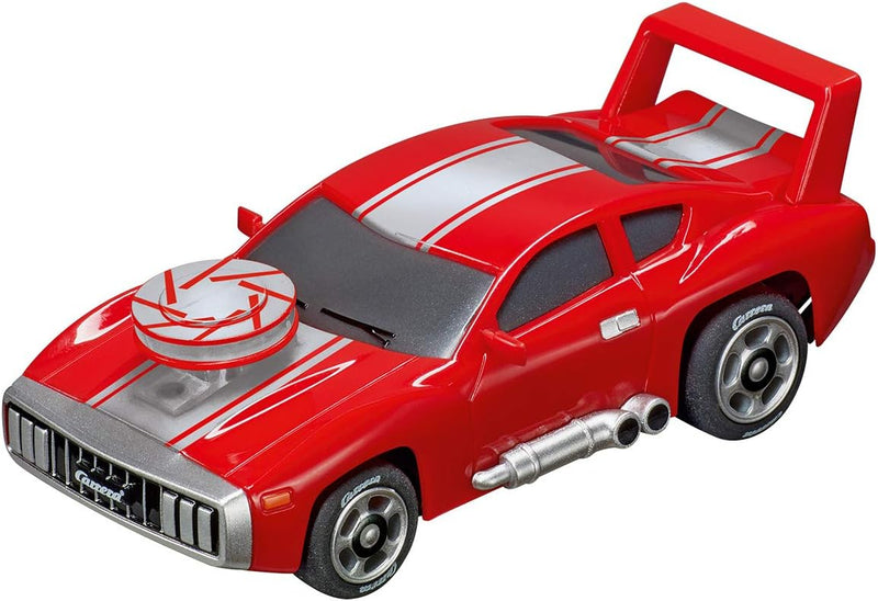 Carrera GO!!! Muscle Car Red Rennauto I Slotcar Bahn GO!!! I Massstab 1:43 I Spielzeug für Kinder ab