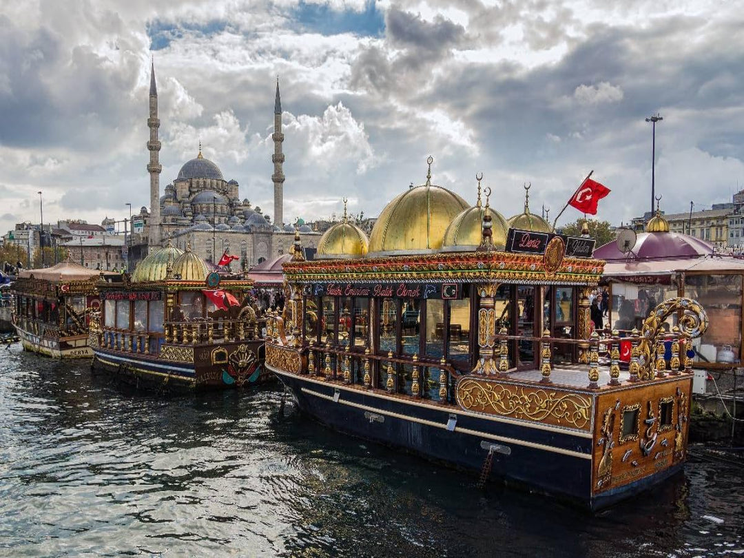 CALVENDO Puzzle Hafen in Istanbul 1000 Teile Lege-Grösse 64 x 48 cm Foto-Puzzle Bild von Rico Ködder