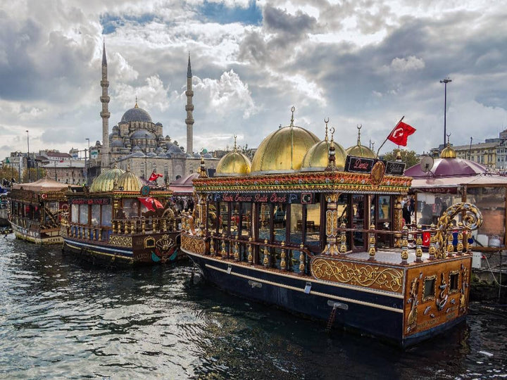 CALVENDO Puzzle Hafen in Istanbul 1000 Teile Lege-Grösse 64 x 48 cm Foto-Puzzle Bild von Rico Ködder
