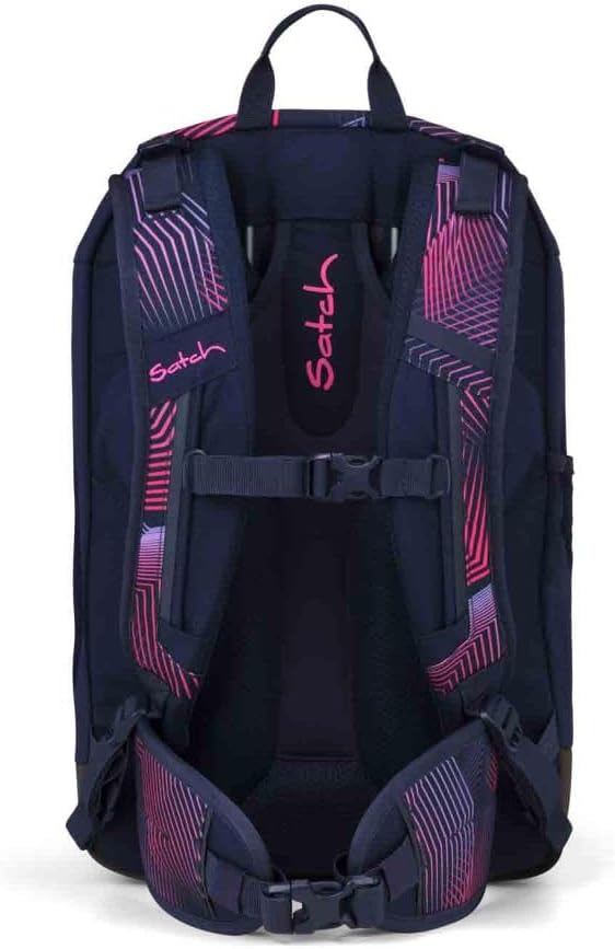 Satch Air Schulrucksack Set 3tlg. inkl. Sportbeutel (Seismic Pink), Seismic Pink