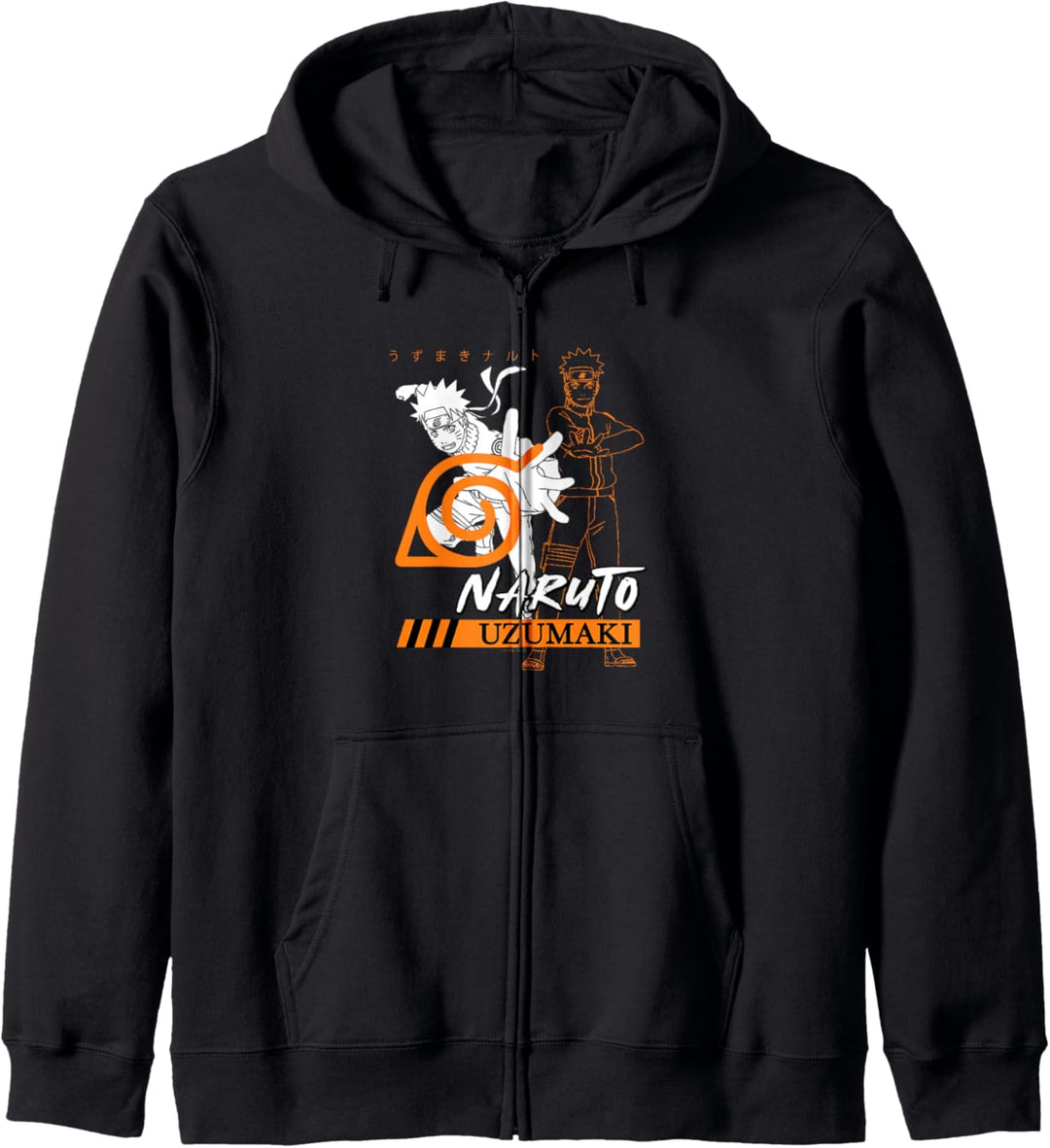 Naruto Shippuden Überlappend Naruto Uzumaki Kapuzenjacke
