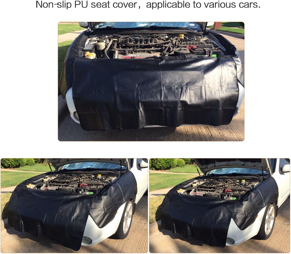 Rupse Kotflügelschoner Matratze 3 Stück, Kotflügel Schoner Matte Magnetisch Kupplung Autoreparatur K