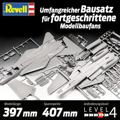 Revell Maverick's F-14A Tomcat “Top Gun” | Authentischer Modellbausatz des Fliegers | Mit bewegliche