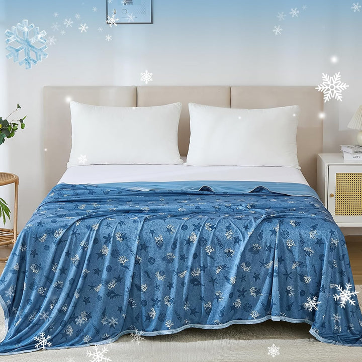 WONGS BEDDING Kühldecke Sommerdecke - mit Japanische Arc-Chill Q-Max 0,43 Kühlfasern, 2 in 1 Selbstk