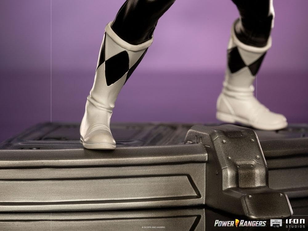 Iron Studios BDS: Power Rangers - Black Ranger Art Scale Statue (1/10) (POWRAN46221-10) 1:10 Scale,