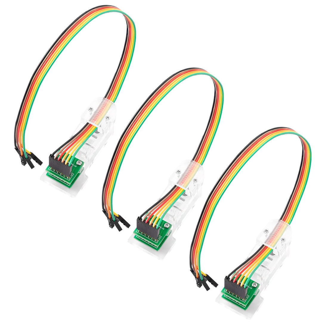 AZDelivery 3 x 6 Pin Programmer Electrical Tool I2C OLED Modul Modul Test Tool PCB Test Fixture 1 *