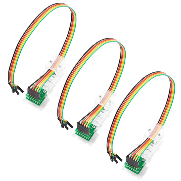 AZDelivery 3 x 6 Pin Programmer Electrical Tool I2C OLED Modul Modul Test Tool PCB Test Fixture 1 *