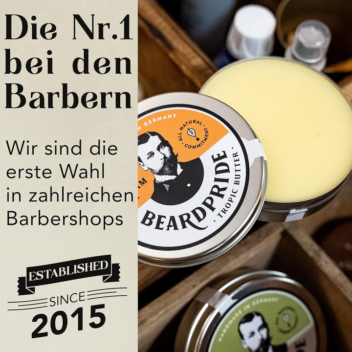 BEARDPRIDE Bartbalsam Männer - Das Original Bart Balsam aus dem Barbershop - Unser Beard Balm basier