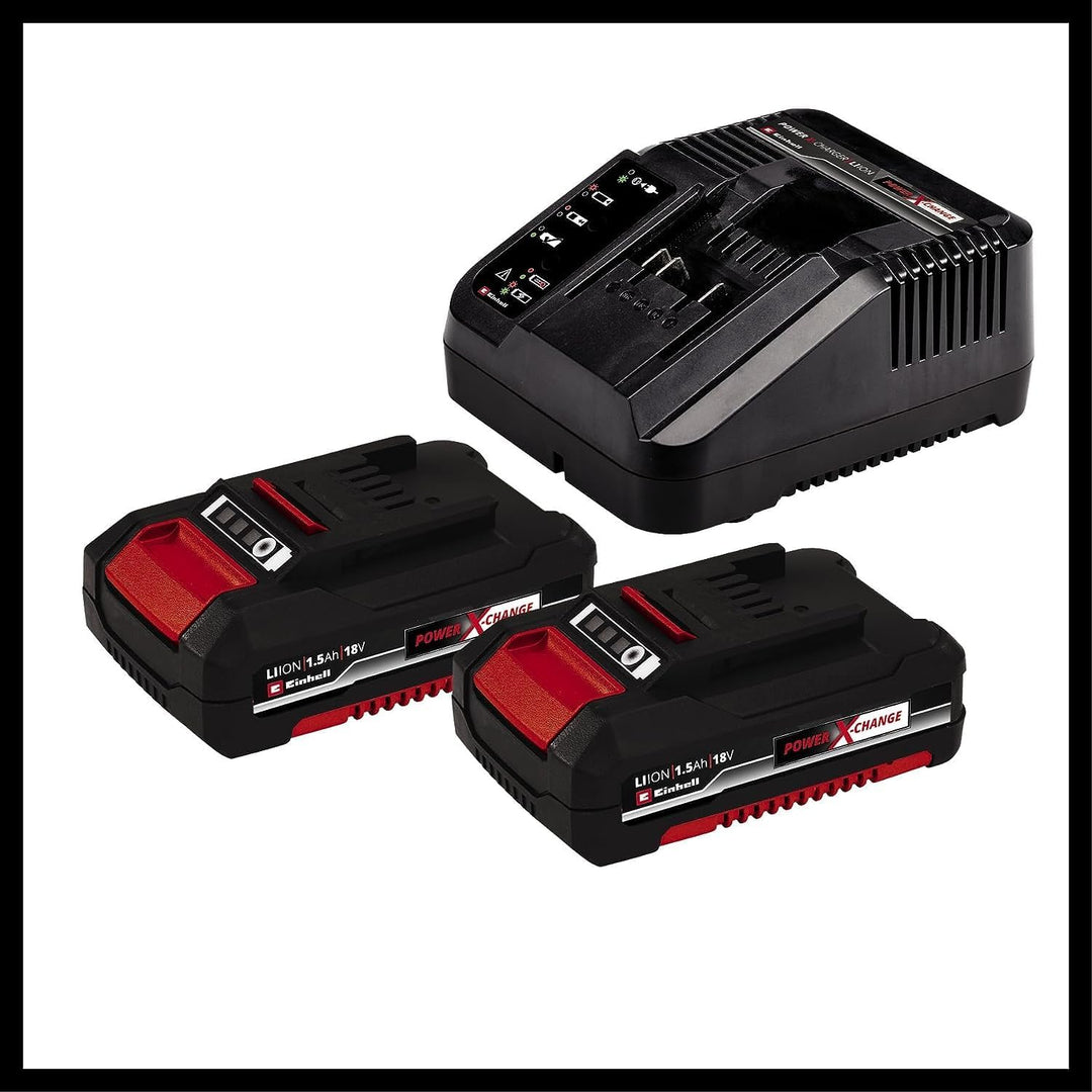 Einhell Akkuschrauber TE-CD 18/2 Li Power X-Change (Li-Ion, 18 V, 2 Gang, 44 Nm, LED-Licht, Koffer,