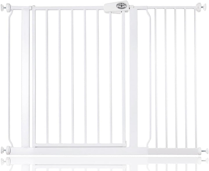 Bettacare Easy Fit Hundegitter, 107.4cm - 115.4cm, Weiss, Druckbefestigung Hundegitter für Hunde und