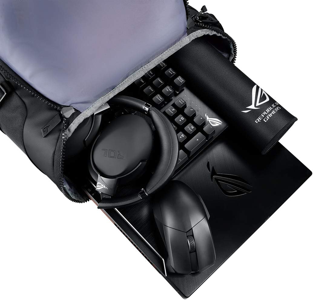ASUS ROG Ranger BP201 Gaming Notebook Rucksack (leichtgewichtig, wasserabweisend, 22 Liter Stauraum,