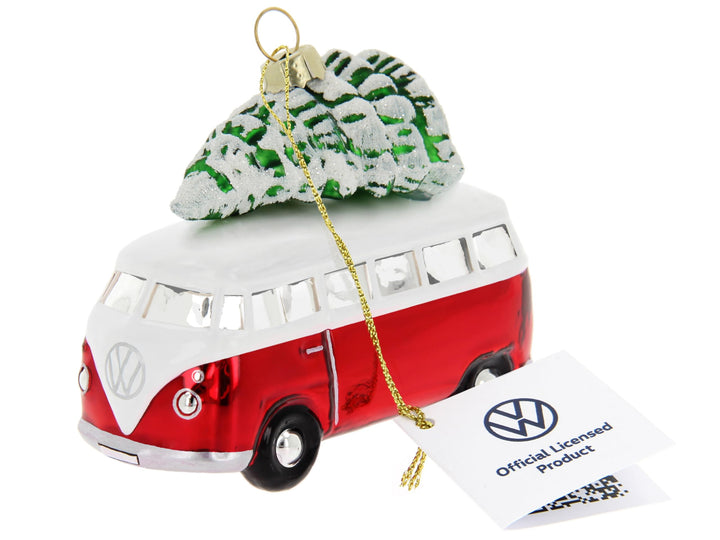 BRISA VW Collection - Volkswagen T1 Bulli Bus Weihnachtsschmuck & Dekoration aus Glas in Geschenkbox