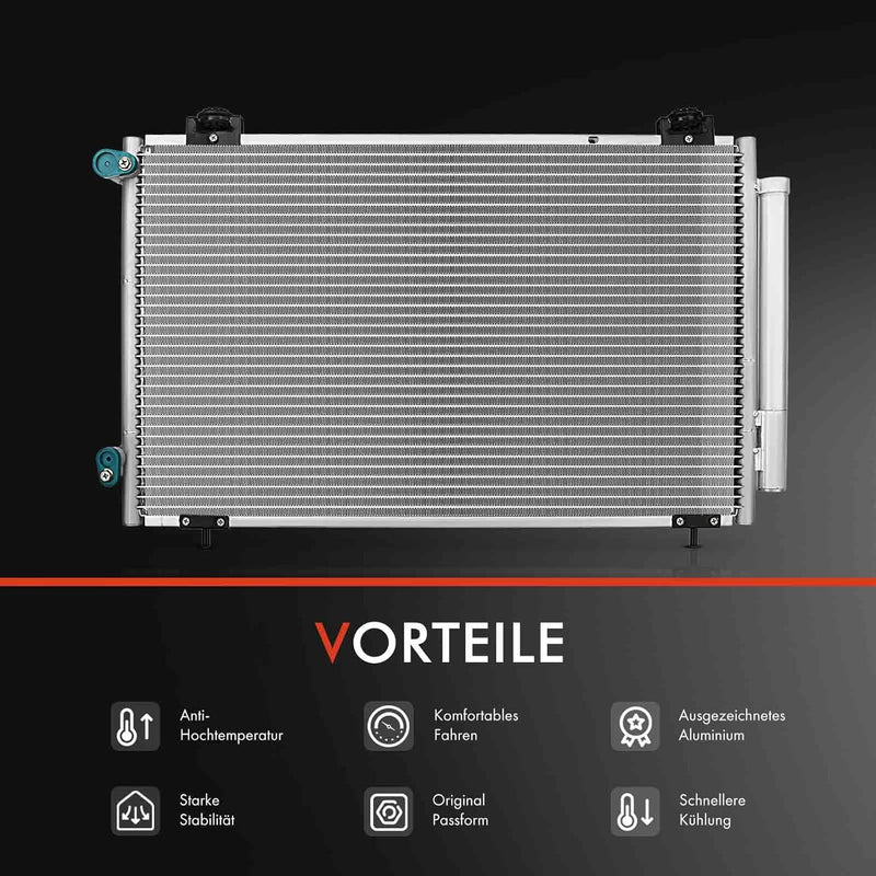 Frankberg Kondensator Klimaanlage mit Trockner Kompatibel mit Corolla E12 NDE12 E12J 1.4L-2.0L 2001-