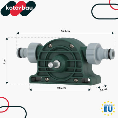 KOTARBAU® Bohrmaschinenpumpe bis 4200ml/min zum Abpumpen von Kraftstoffen Wasser