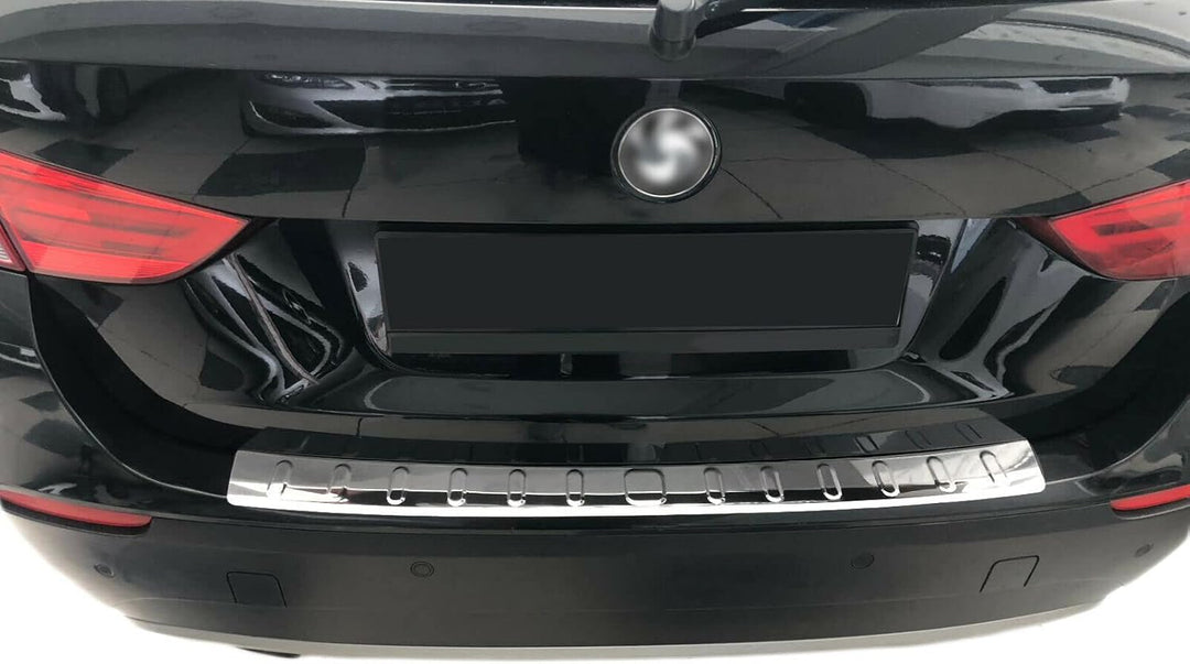 Ladekantenschutz Edelstahl CHROM kompatibel für BMW X1 E84 2009-2012 vor LCI || mit Abkantung | prem