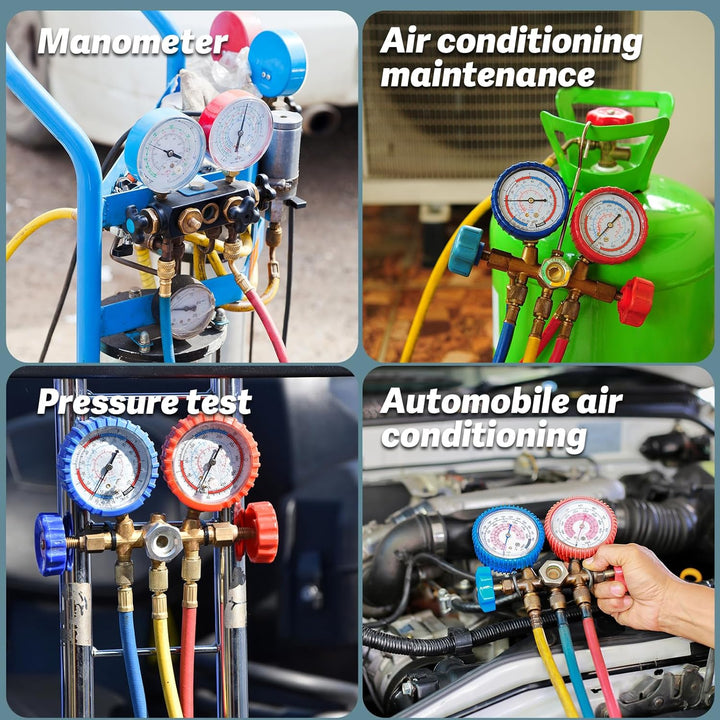 R134a Anschluss,Auto Ac Steckverbinder Schlauch Set Kit Klimaanlage Adapter 2 Stück Klimaanlage Adap