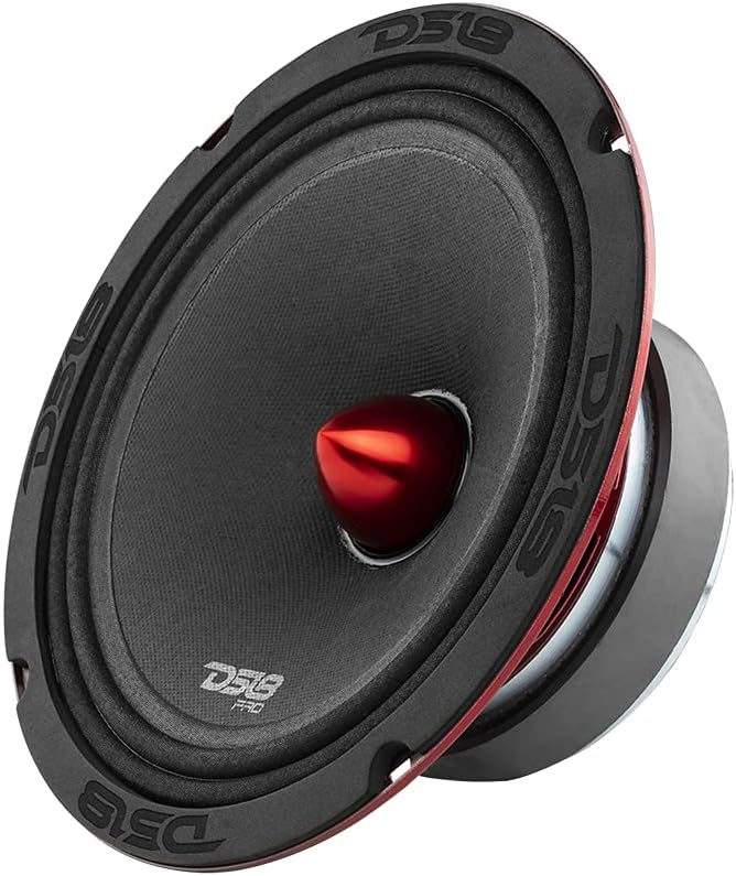 DS18 PRO-X8BM Auto-Mitteltöner, 20,3 cm, 600 W, 8 Ohm, Bass-Lautsprecher 8 Ohm 20,3 cm, 8 Ohm 20,3 c