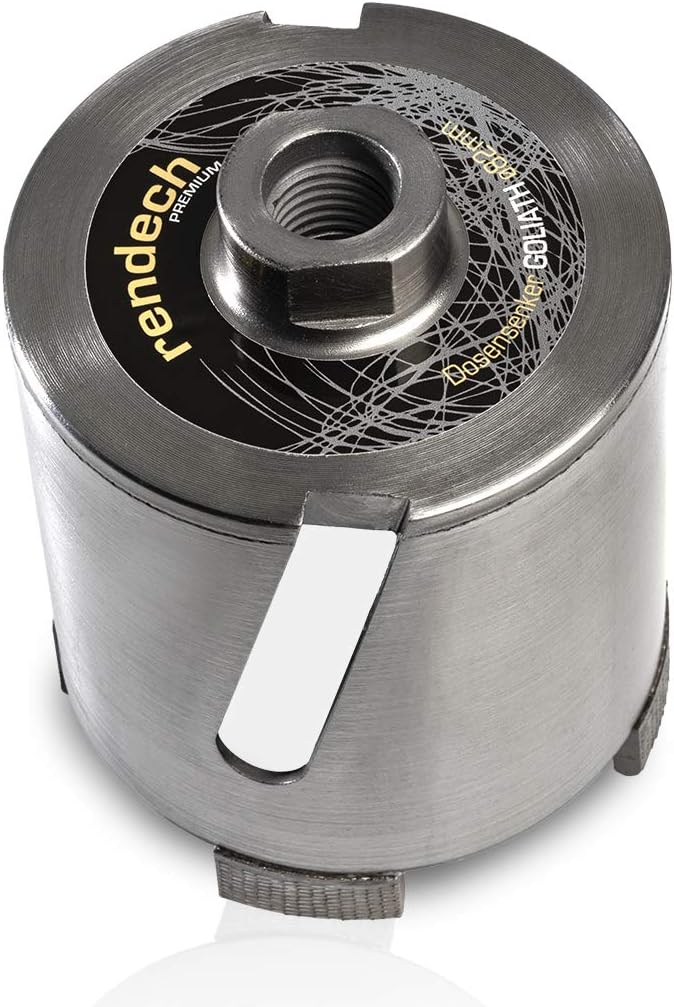 Bohrkrone 82mm für Steckdosen - Diamant Dosenbohrer 82mm Mauerwerk, Beton, Ziegel, KS Stein uvm | re