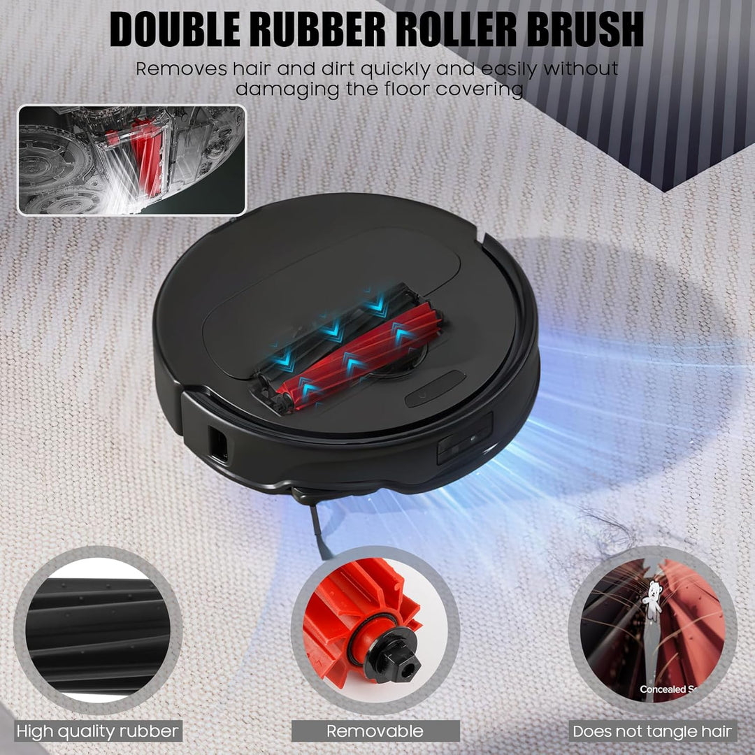 Zubehörset für Roborock Q Revo Master/Q Revo Slim, Ersatzteil Set für Roborock Qrevo Master, 2 Haupt