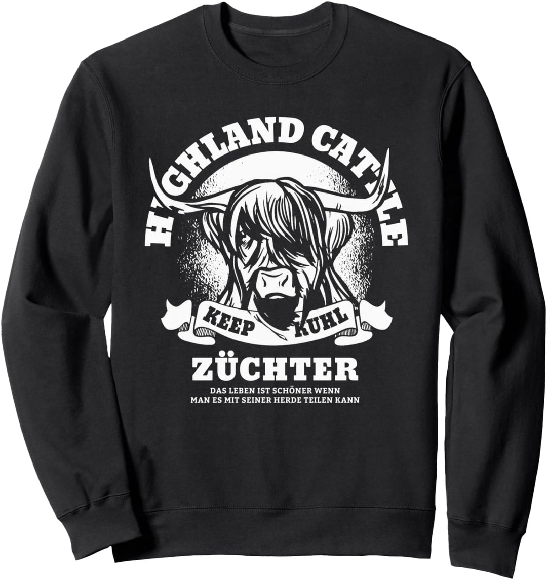 Schottisches Hochlandrind Kuh I Highland Cattle Sweatshirt