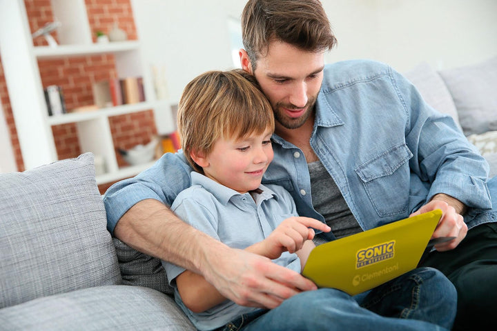 Clementoni Sonic Alphabet Pad – Lernspiel 4 Jahre, Computer Kid, elektronisches italienisches sprech