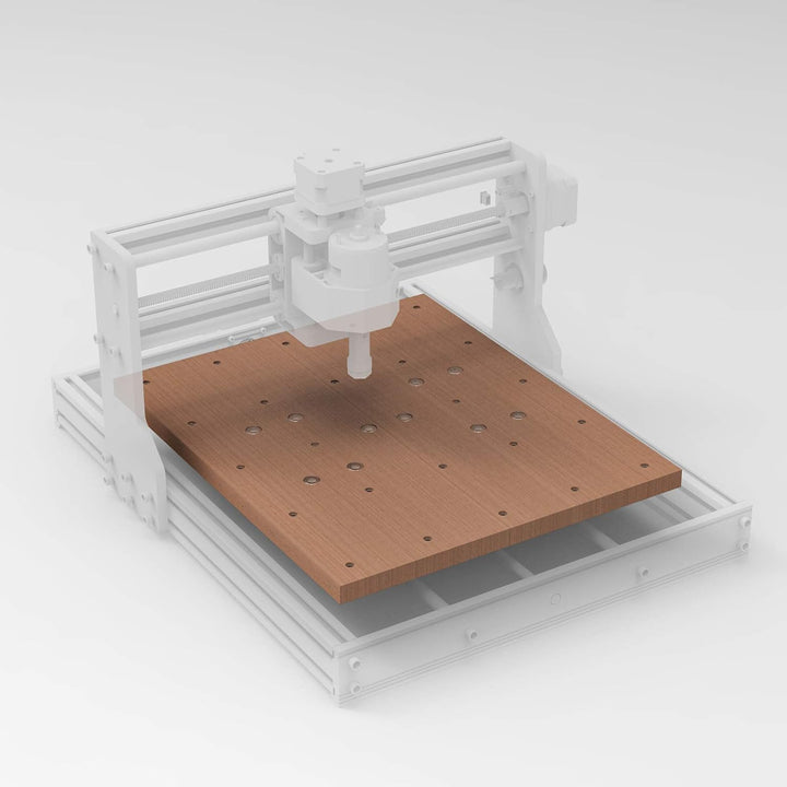 Genmitsu CNC 3018 Zubehür 3018 Upgrade MDF-Arbeitsplatte für 3040, Arbeit mit 3018 Y-Achse Erweiteru