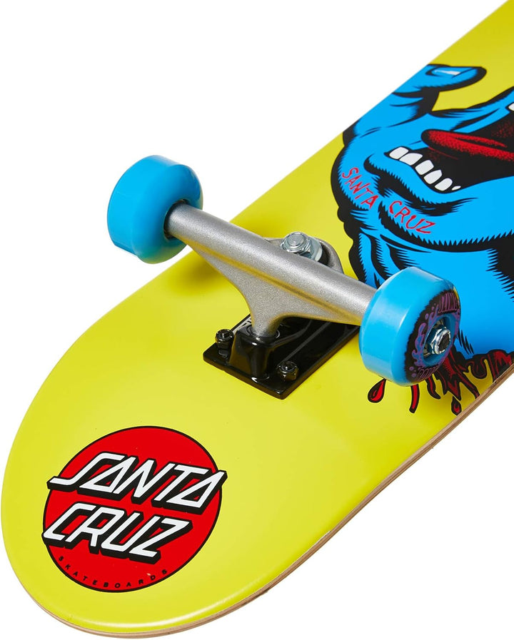 SANTA CRUZ 20 x 79 cm Skatebord Complete – Screaming Hand Mid gelb 7.75in x 30.00", gelb 7.75in x 30