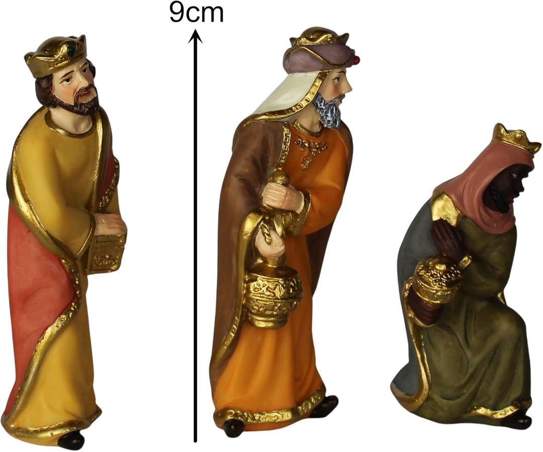 ZICOM Krippenfigurenset Hebron barock ca. 9cm 12-TLG. Polyresin handbemalt