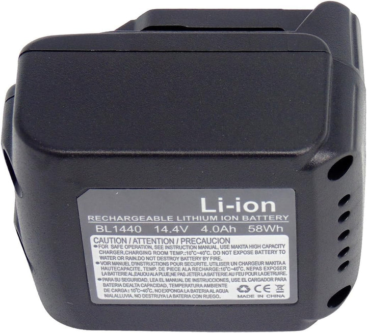 14.4V 4.0Ah Lithium Ion Ersatz Werkzeug Akku Batterie für Makita BL1430 BL1415 BL1440 4000mAh