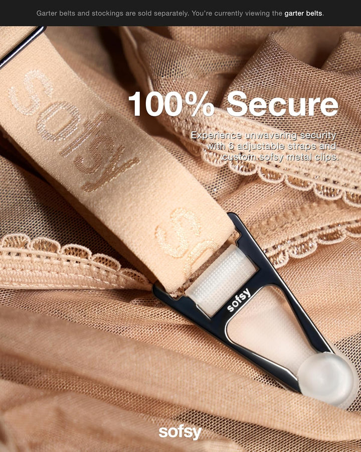 sofsy In Italien Hergestellte Transparente 15 Denier Strümpfe Für Strumpfhalter | Strapsstrümpfe Für