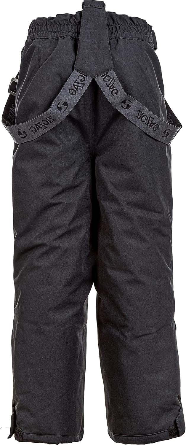 ZIGZAG Kinder Skihose 'Soho' mit 10.000 mm Wassersäule Robuste Skihose mit abnehmbaren Hosenträgern,