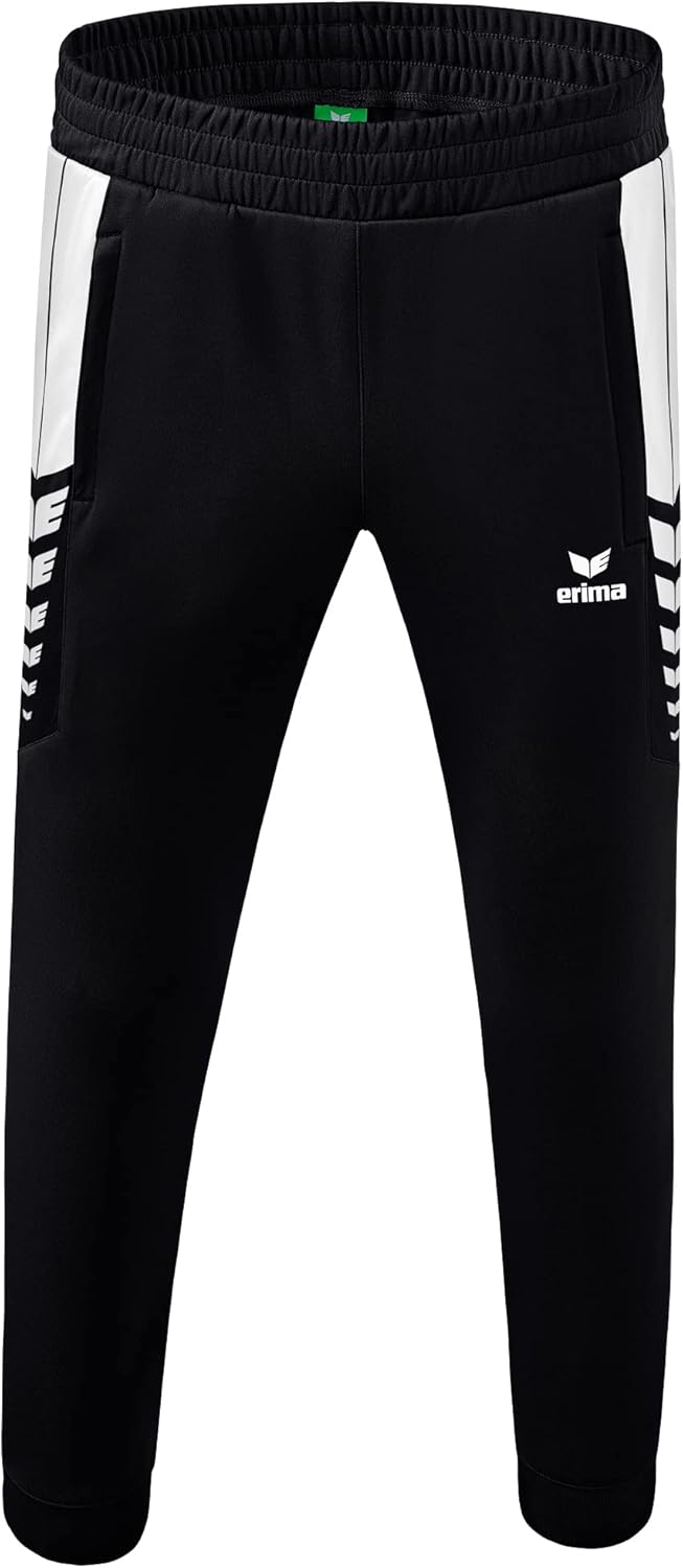 Erima Unisex Kinder Trainingshose Six Wings Funktionelle 152 Schwarz/Weiss, 152 Schwarz/Weiss