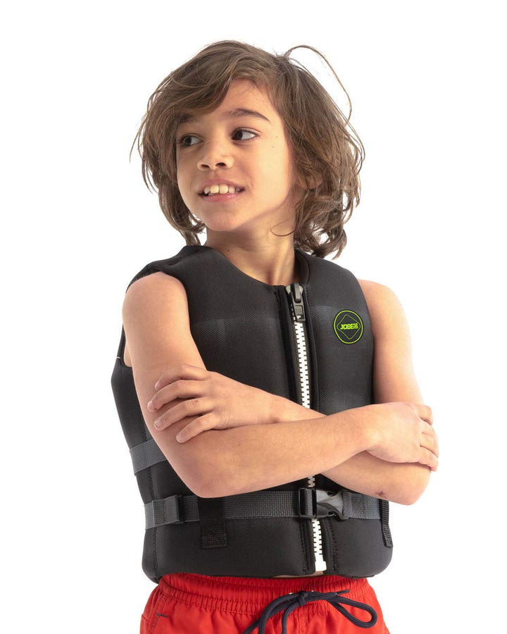 Jobe Neopren Schwimmweste Kinder 128 Schwarz, 128 Schwarz