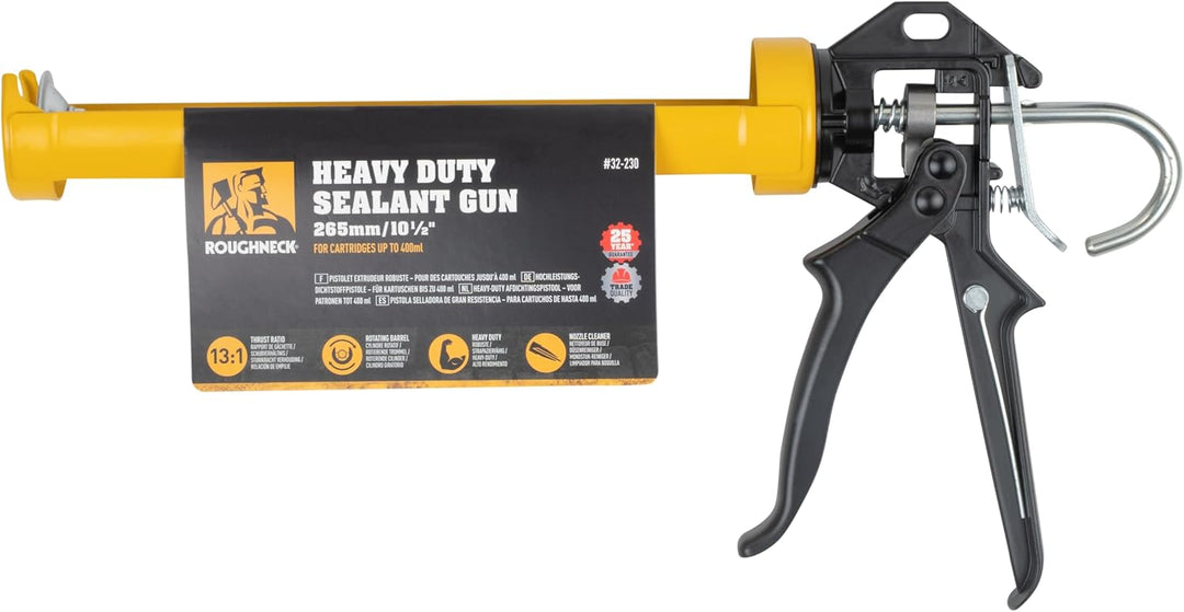 ROUGHNECK Semi Barrel Professional Caulking Gun 265mm 10.1/2 Inch