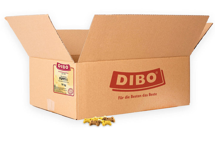 DIBO Puppy-Mix, 10kg-Karton, Backwaren als gesunde, natürliche Ernährung für Hunde, Hundefutter, Bar