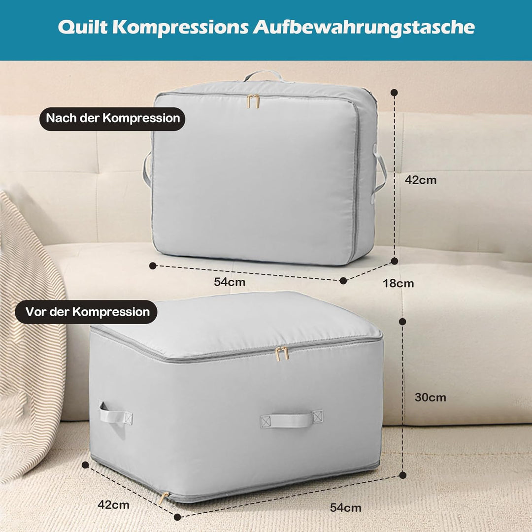 Ultra Platzsparender Selbstkomprimierender Organizer,2025 Neuest Komprimierender Beutel,Bewegliche O