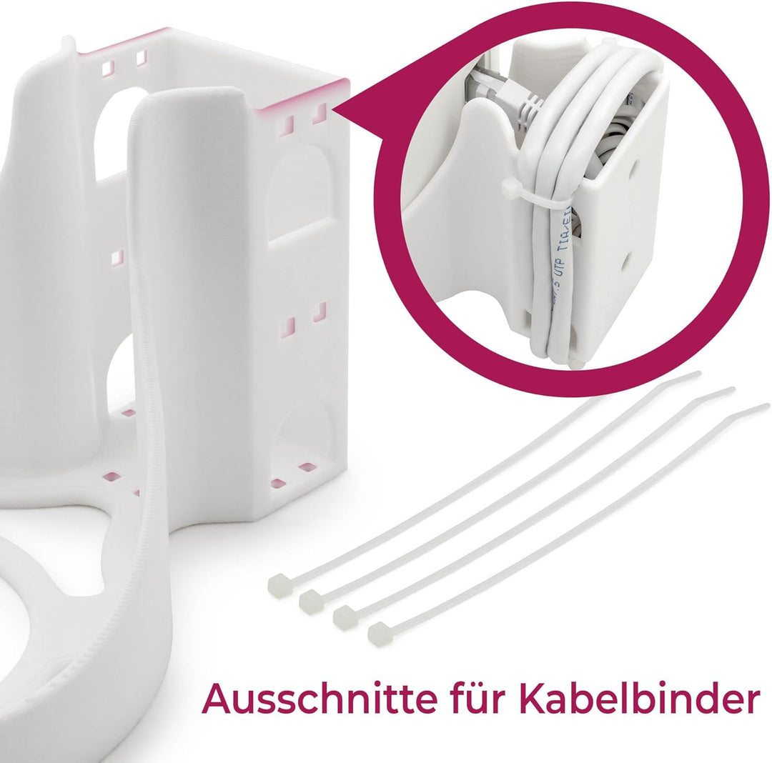 Wandhalterung passend für TP-Link Deco BE65 Wi-Fi 7 Mesh WLAN BE9300 2 Stück | Robuste Halterung mit