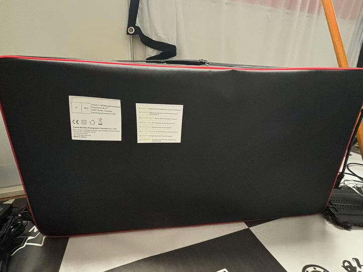 Yidoblo Bi Color LED Soft Video Light Panel 3200K-5500K Dimmable by DMX/Phone App/Remote Controller