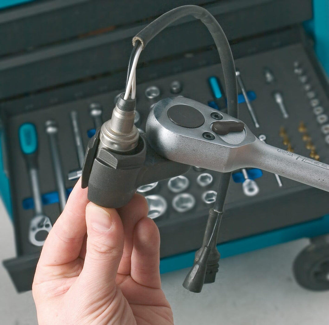 HAZET Lambdasonde 4680-5 | Abtrieb: Sechskant | Schlüsselweite: 22 mm | Für die Montage oder Demonta